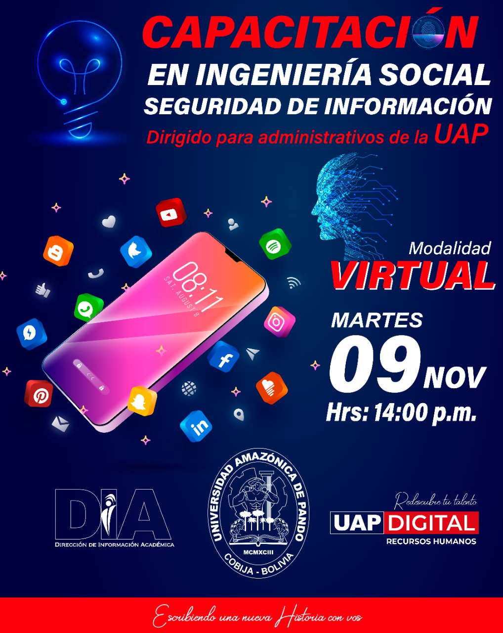 CAPACITACIÓN: INGENIERÍA SOCIAL – SEGURIDAD DE INFORMACIÓN